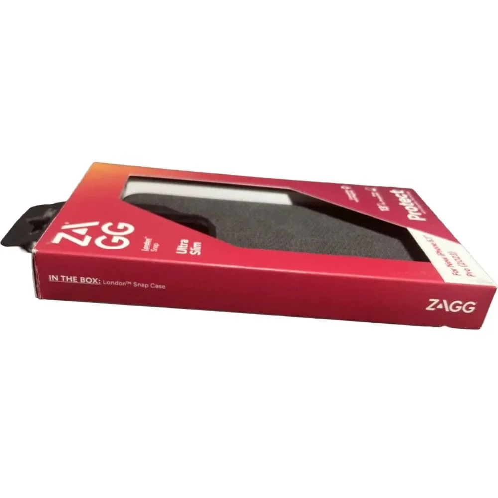 iPhone 15 Pro Case ZAGG London Snap MagSafe Black 6.1